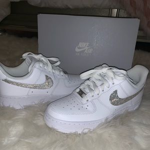 Nike Air Force one customized bling